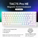AKKO TAC75 HE Magnetic Switch Keyboard 75% Gaming Keyboards Rapid Trigger 0.005mm 8K RGB Wired Esports Custom Keyboard for Gamer – Image 7