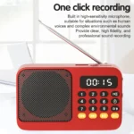 Bluetooth 5.0 Portable FM Radio Small Emergency Recargable Sound Box Mini Vintage Speaker Mp3 Player Support TF Card USB Drive – Image 3