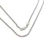 Collier femme en argent 925, chaîne 2 mm, 40–75 cm, bijou tendance – Image 3