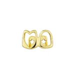 Glossy Finish Teeth Grillz Top Bottom Set Anti Slip Eco-friendly Copper Teeth Grillz Caps Gold Silver Teeth Jewelry Events – Image 7