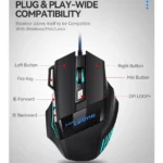 1 PC New Hyperspeed USB Gaming Mouse RGB Backlit Ergonomic Game Mice 7D Esports Wired Mouse for Laptop PC Gamer – Image 6