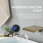 Portable Wireless Bluetooth Speaker LED Light IPX4 Waterproof Loudspeaker Outdoor Bathroom Large Suction Cup Stereo Sound Box – Image 3