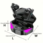 X15 TWS Wireless Bluetooth Headset LED Display Gamer Earbuds with Mic Wireless Headphones Noise Cancelling Bluetooth Earphones – Image 6