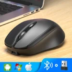 Portable Wireless Bluetooth Mouse Compact Ergonomic 2.4G USB Noiseless 1600DPI 500mAh Rechargeable for PC Tablet Laptop MacBook – Image 6