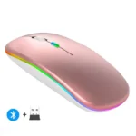 Rechargeable Wireless Mouse Bluetooth-compatible 2.4GHz Dual Modes Computer Mice with Nano Receiver for PC Laptop Macbook – Image 18