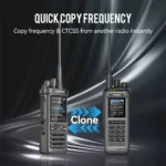 Radtel RT-950 PRO Walkie Talkie AM/FM/CB/LSB/USB/CW Receiver with GPS APRS 10W Bluetooth Phone Programming Ham Radio RT-950PRO – Image 3