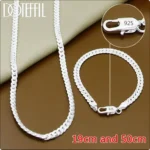 Collier en argent 925, chaîne 6 mm, 40–60 cm, homme & femme, idéal mariage, fiançailles ou cadeau. – Image 19