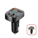 Car Fm Transmitter Bluetooth 5.0 Aux Handsfree Wireless Car Kit Dual Usb Car Charger Auto Radio Fm Modulator Mp3 Player Adapter – Image 7