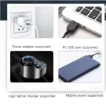 USB Rechargeable 365nm UV Flashlight Aluminum Portable Ultraviolet Light Torch Black Light Pet Urine Detector Black Flashlights – Image 4