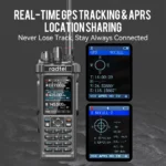 Radtel RT-950 PRO Walkie Talkie AM/FM/CB/LSB/USB/CW Receiver with GPS APRS 10W Bluetooth Phone Programming Ham Radio RT-950PRO – Image 4