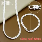 Collier en argent 925, chaîne 6 mm, 40–60 cm, homme & femme, idéal mariage, fiançailles ou cadeau. – Image 10
