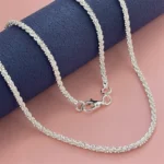 Collier femme en argent 925, chaîne 2 mm, 40–75 cm, bijou tendance – Image 4