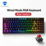 MACHENIKE K500 Mechanical Keyboard Wired Gaming Keyboard K500-B94 Hot Swappable 94 Keys 90% Layout RGB BackLight for PC Laptop – Image 9