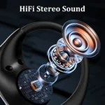 Bluetooth 5.4 Ear Hook Headphones TWS Wireless Earphones HiFi Stereo Waterproof Headsets LED Display Long Standby Touch Earbuds – Image 6