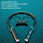Wireless Bluetooth Earphones Neckband Headphones Gaming Stereo Sports Headset Halter Waterproof Magnetic Earbud with LED Display – Image 3