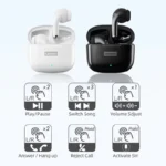 NEW Lenovo LP40 Pro TWS Bluetooth 5.3 Quick Connect Earphones  Ergonomic  Design  Headphones Powerful Transmission Speed Headset – Image 3