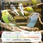 Bird Nail Grinder Bird Beak Grinder Silenced Parrots Nail File with LED Lamp Bird Supplies Suitable for Budgerigars-A51M – Image 5