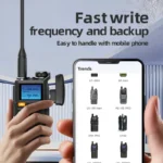 Wireless Bluetooth Walkie Talkie Programmer Adapter for Baofeng UV-5R UV-82 BF-888S UV-5RH Two Way Radio K-Plug App Frequency Wr – Image 2