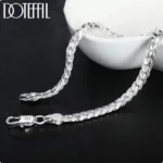Collier en argent 925, chaîne 6 mm, 40–60 cm, homme & femme, idéal mariage, fiançailles ou cadeau. – Image 4