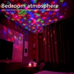LED Starry Sky Night Lights USB Projector Lamp Magic Ball Moon Star Christmas Lights Home Room Atmosphere Decorations – Image 4
