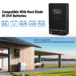 Sumry 4KW 120V Off Grid Solar Inverter 24V 140A 5600W MPPT Charger Pure Sine Wave Home Inverter 6.25 Inch LCD Display – Image 5